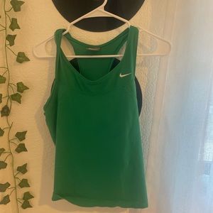 Green Nike top